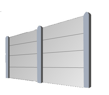 muro sin alambre de puas